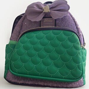 Loungefly Disney LITTLE MERMAID SEQUIN Ariel Mini Backpack | BRAND NEW